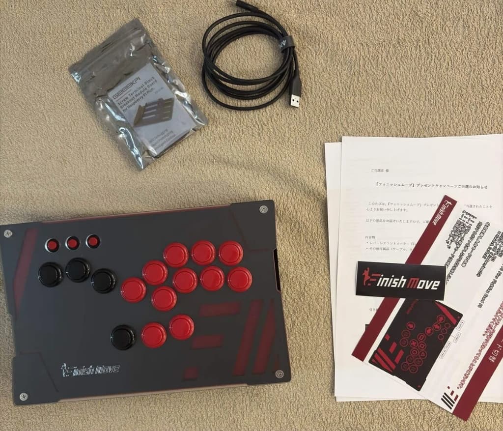 FinishMove 充実した付属品一覧